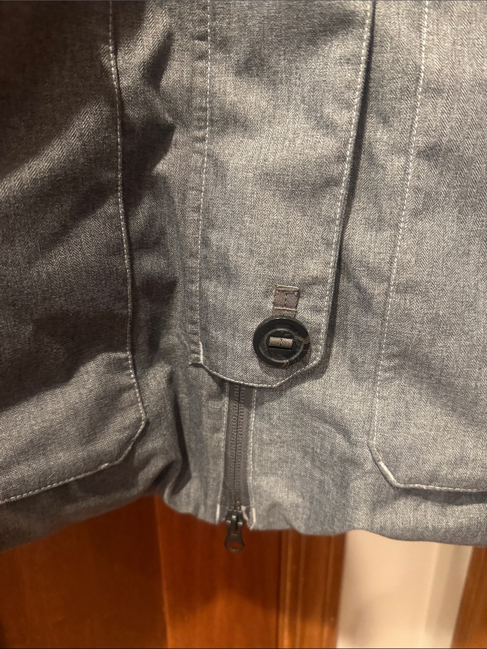 The North Face Women's Medium Gray Hooded Winter Jacket - Picture 2 of 5